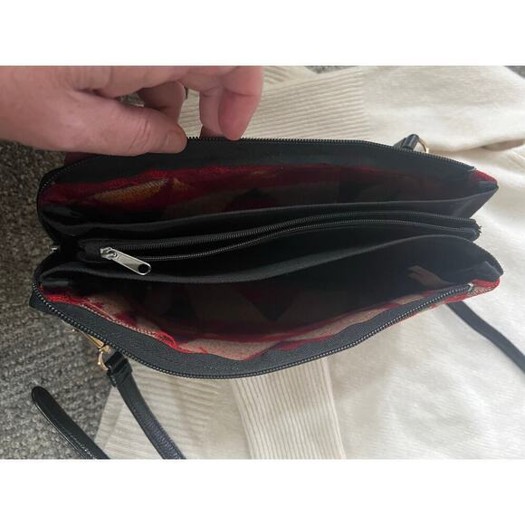 Pendleton wool Aztec southwestern print purse - Picture 6 of 8